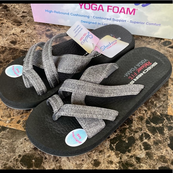 Skechers Shoes Skechers Womens Cali Relaxed Fit Yoga Sandals Poshmark